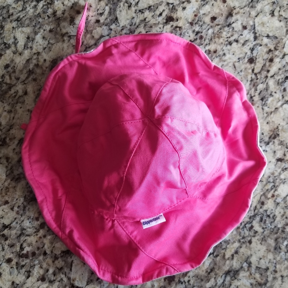 Coppertone Baby Hat Girl Pink